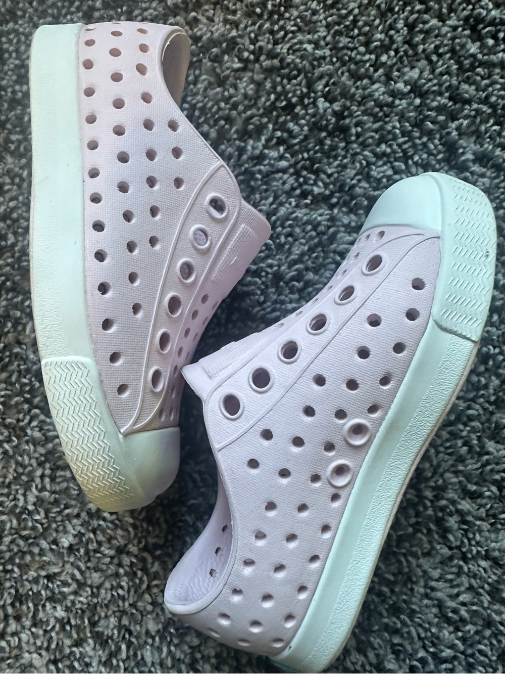 Baby NATIVE Jefferson Light PinkSlip On Water Sneakers Size 6 - Picture 2 of 8